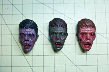 Painted zombies.