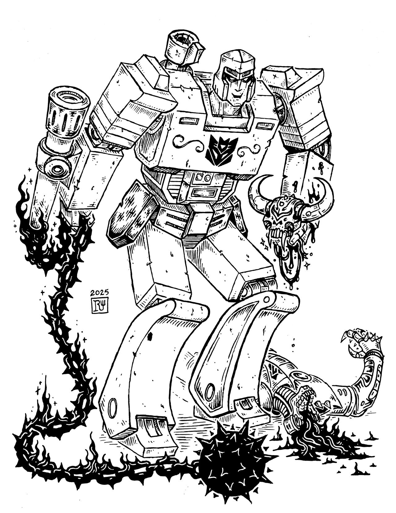Megacron Transformers - Megatron by Babymordred121 on DeviantArt