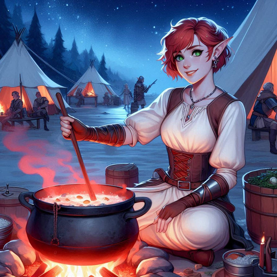 Norstine The Half-Elf Chef by CalangoAventureiro on DeviantArt