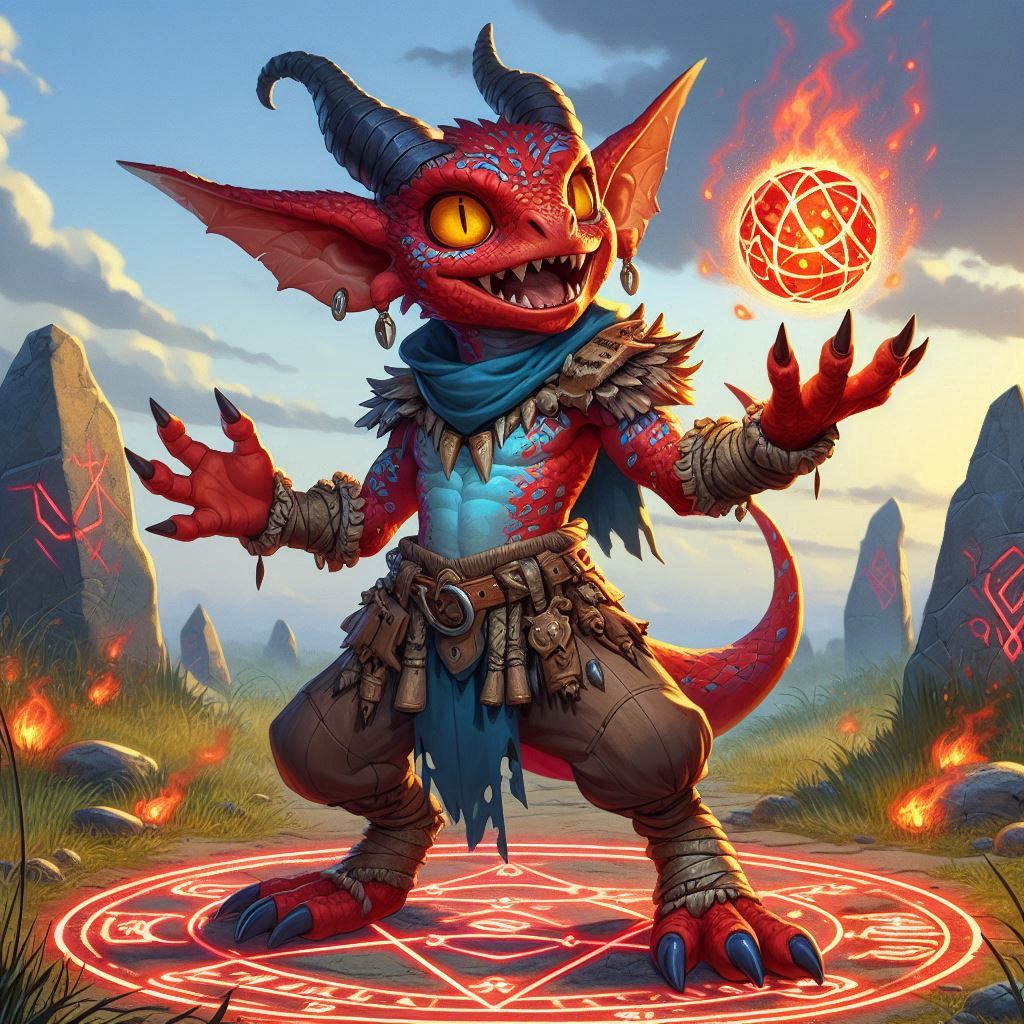 Ratra The Kobold (Draconic) Sorcerer by CalangoAventureiro on DeviantArt