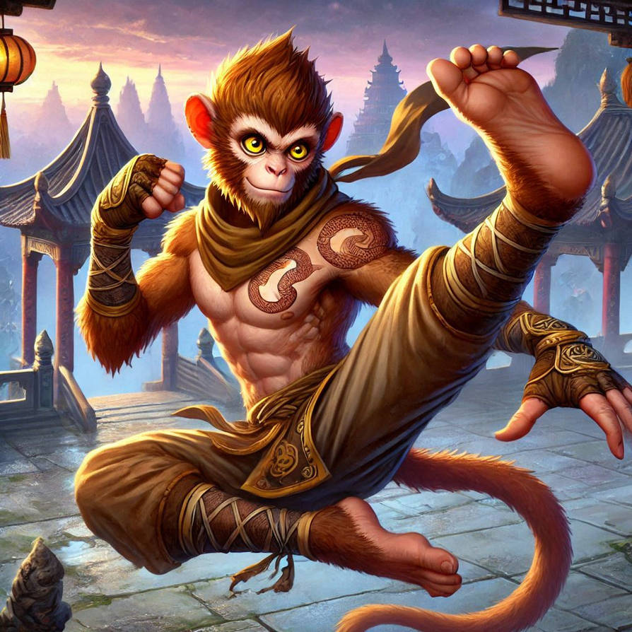 Zoruk The Apeling Monk by CalangoAventureiro on DeviantArt