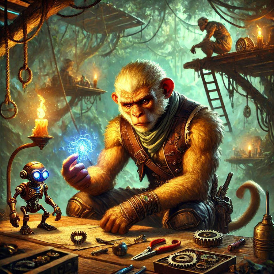 Zammal The Apeling Artificer by CalangoAventureiro on DeviantArt