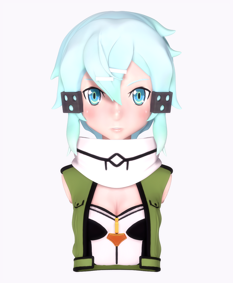 Sword Art Online II - Sinon by Poribo