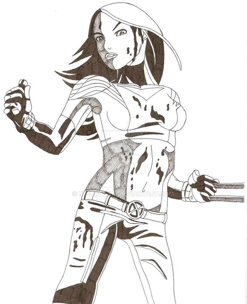 Draw X23 X-23 In Action by brsurvivor on DeviantArt