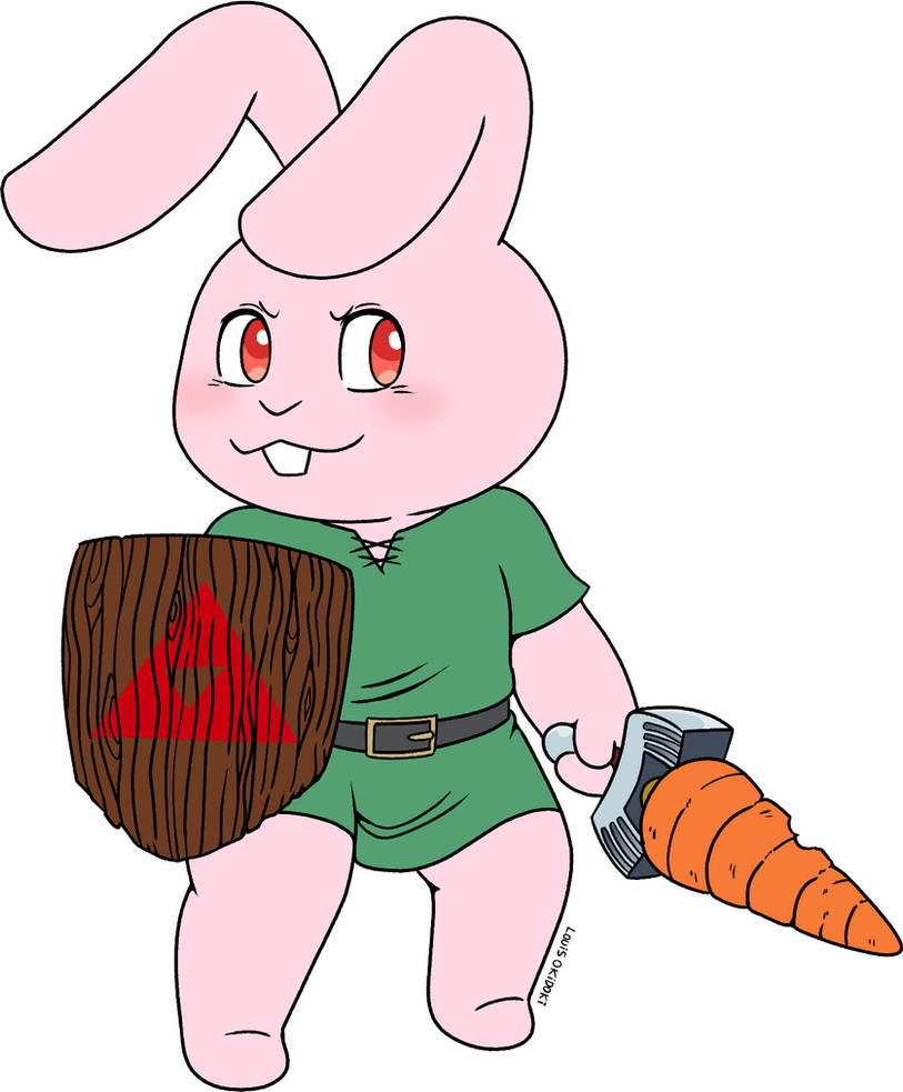Pink Bunny Link by Nitwitsworld on DeviantArt
