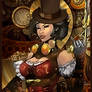 Steampunk pinup