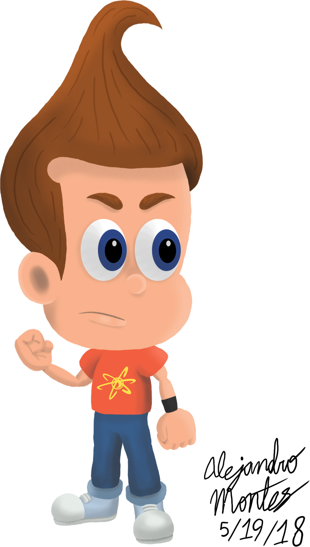 Jimmy Neutron - Nicktoons Unite Comic Render by AlexJMontes on DeviantArt