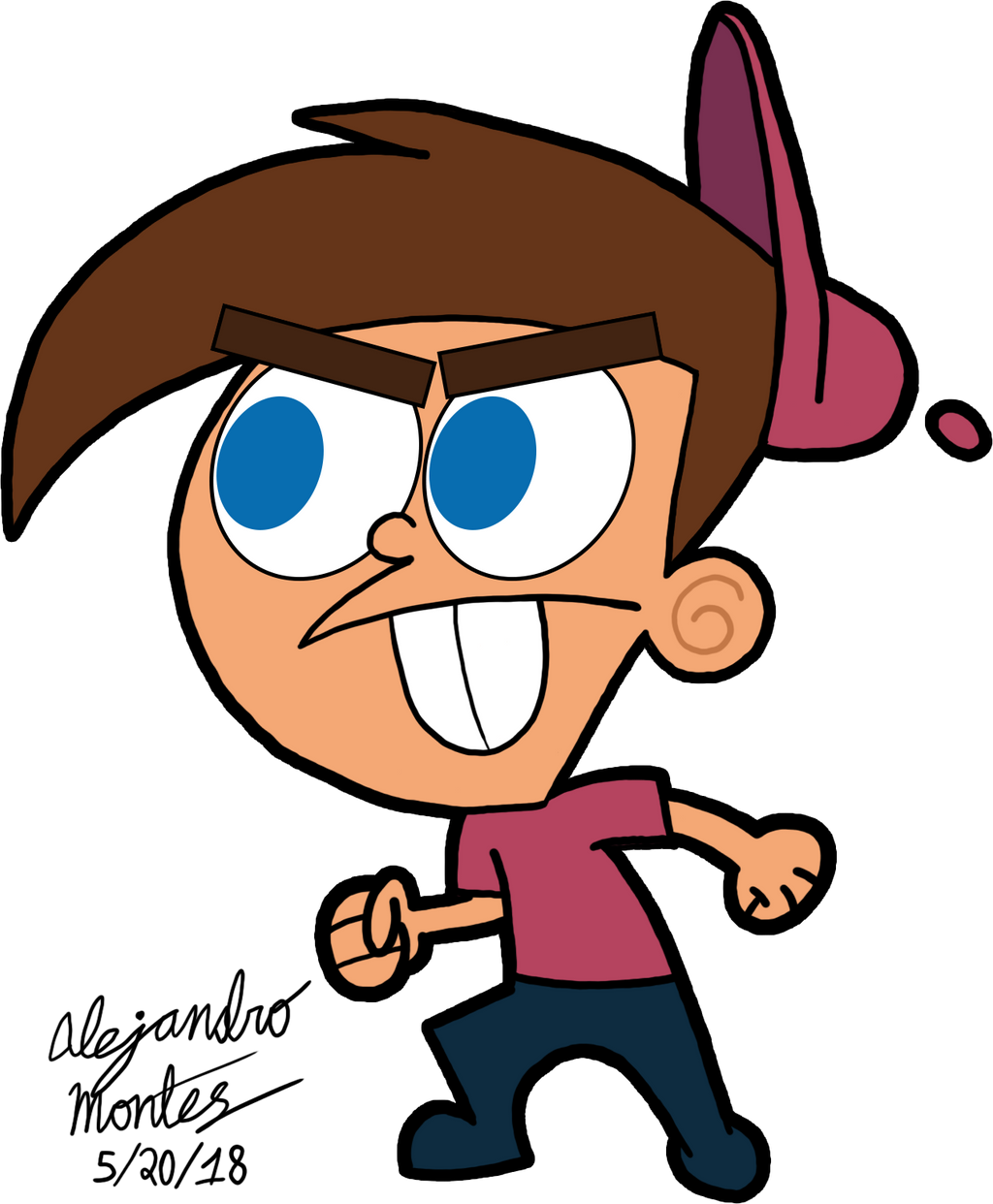 Timmy Turner Nicktoons Unite Comic Render by AleMon1097 on DeviantArt