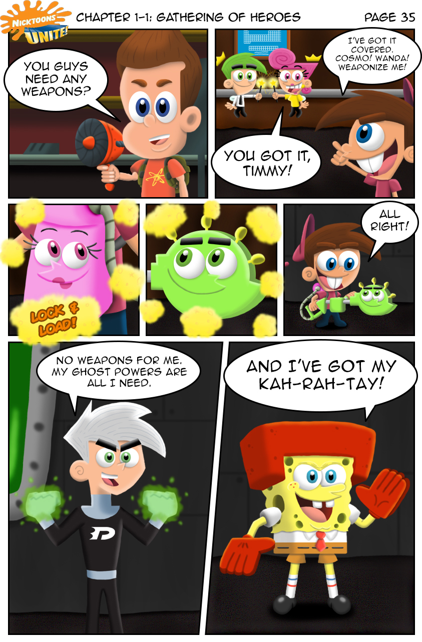 Nicktoons Unite! Chapter 1 Issue 1 (Page 35) by AleMon1097 on