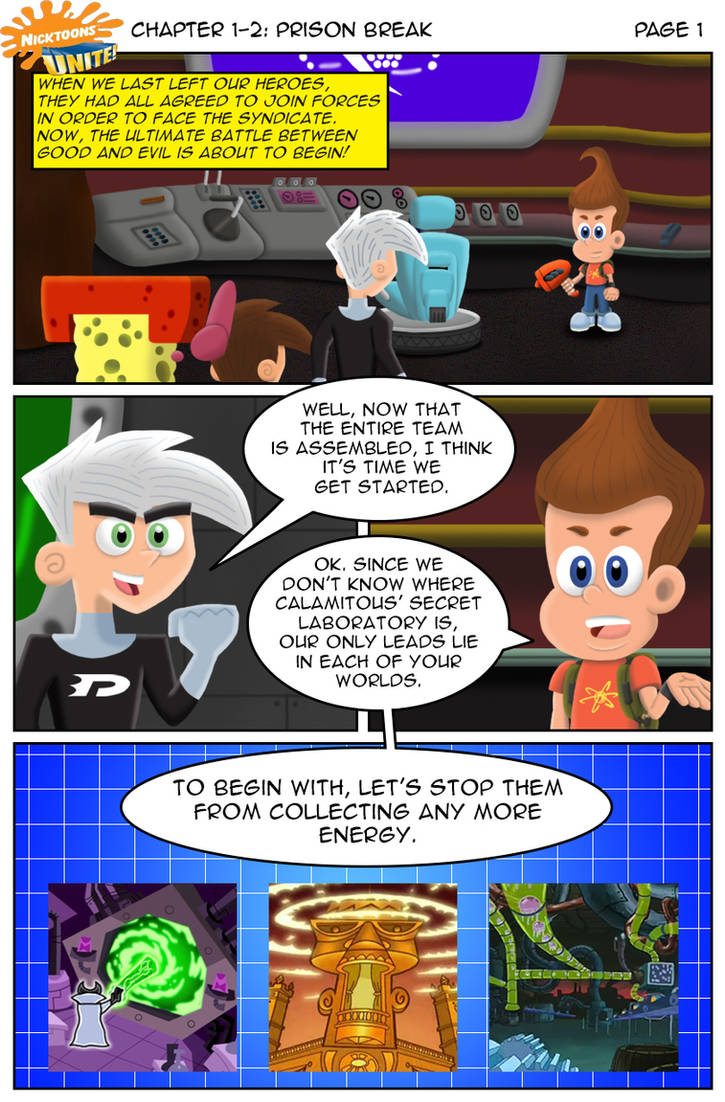 Unit One Cartoon Nicktoons Unite! - Chapter #1 Issue #2 (Page 1) by AlexJMontes on ...