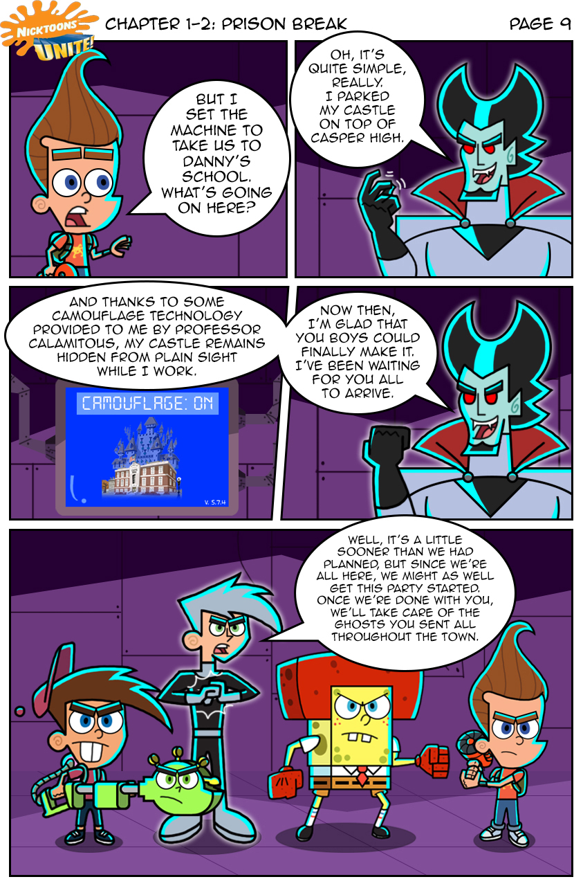Nicktoons Unite! Chapter 1 Issue 2 (Page 9) by AleMon1097 on DeviantArt
