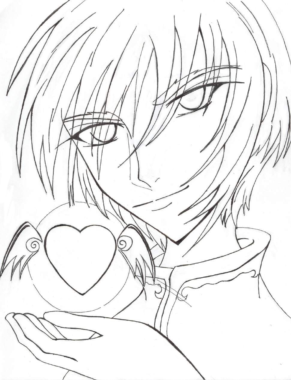 Line art-heart