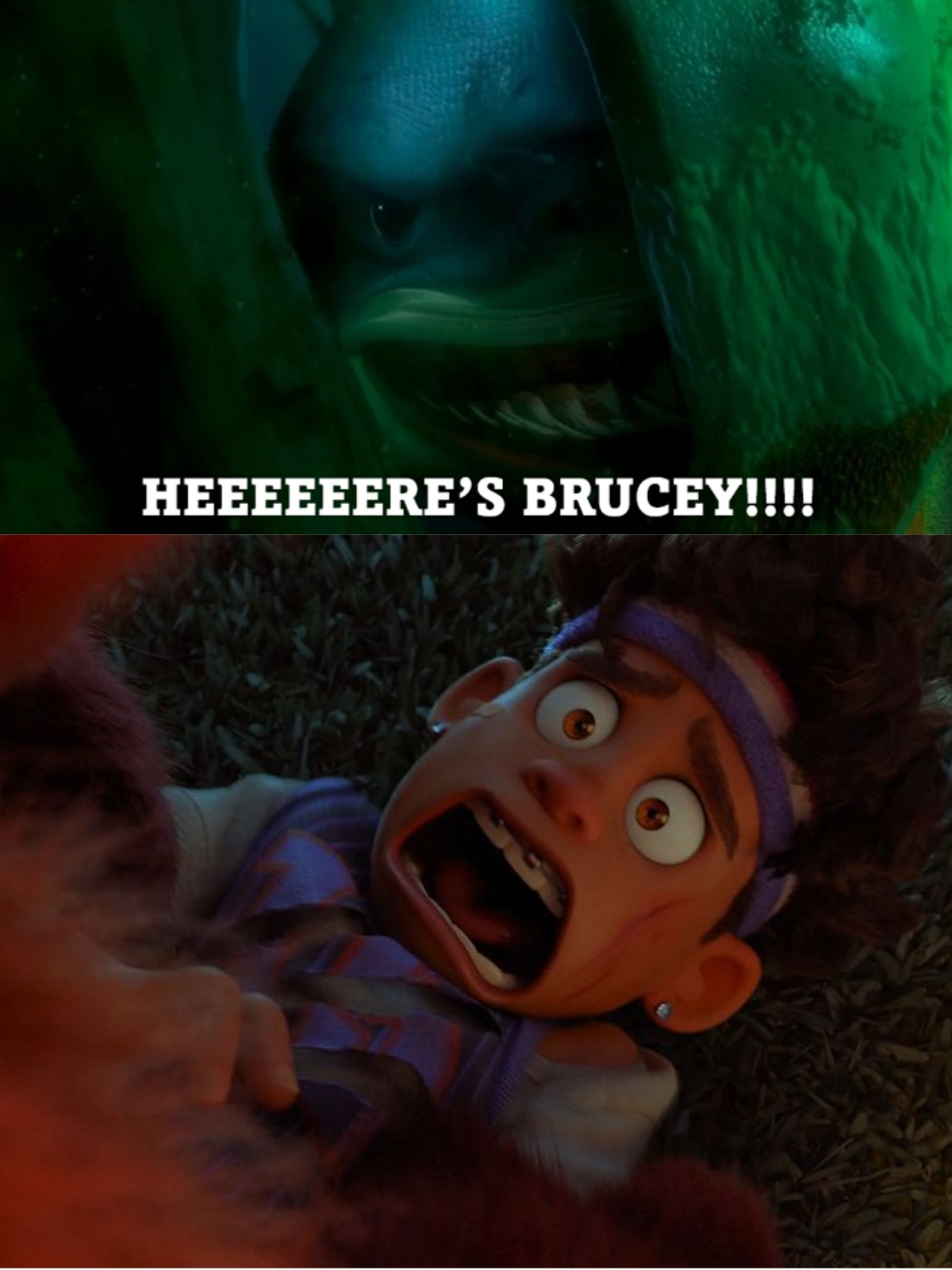 Bruce Scared Deviantart Bruce scares Tyler by TonyofBajaloa95 on DeviantArt