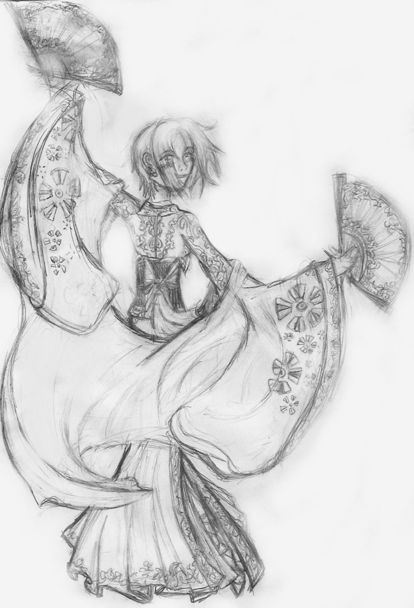 fan dancer by leira42 on DeviantArt