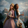 rapunzel and asha in the princess and the pauper