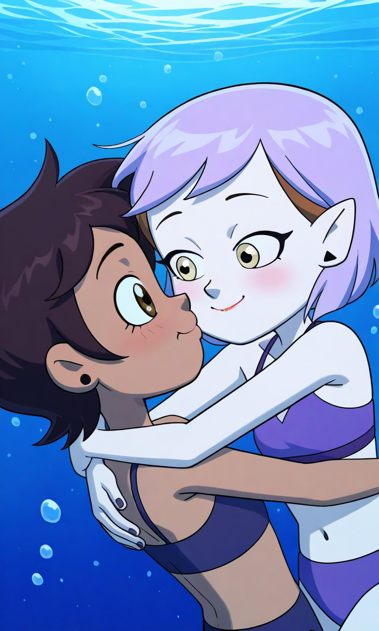 Luz And Amity Kiss Underwater By Amityblight2024 On DeviantArt luz-and-amity-kiss-underwater-by-amityblight2024-on-deviantart
