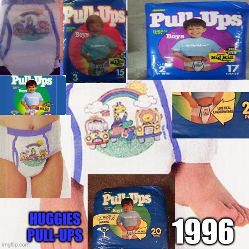 Huggies Pull Ups For Boys (1996-1997) by cfayard2 on DeviantArt