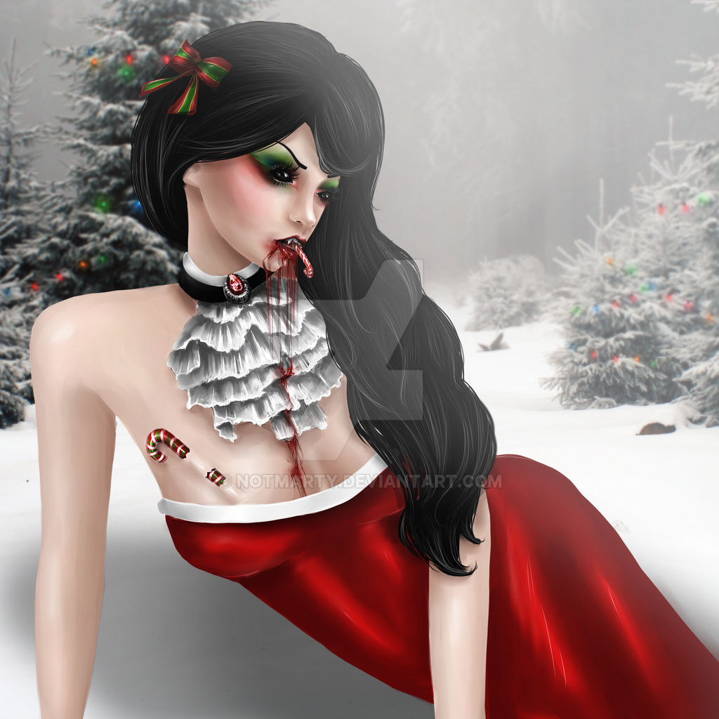 IMVU Avatar art: A very creepy Christmas