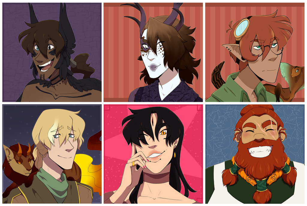 RP Character Lineup by Kre-Kael on DeviantArt