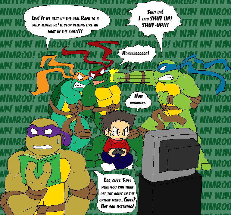 Annoying TMNT ingame voices