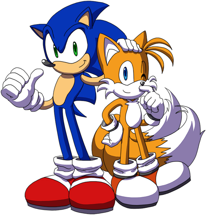 Sonic and Tails by Tigerfog on DeviantArt