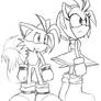 Tails and Amy - Tigerfog-style