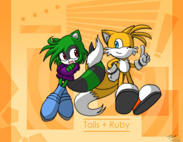 Commission: Tails+Ruby