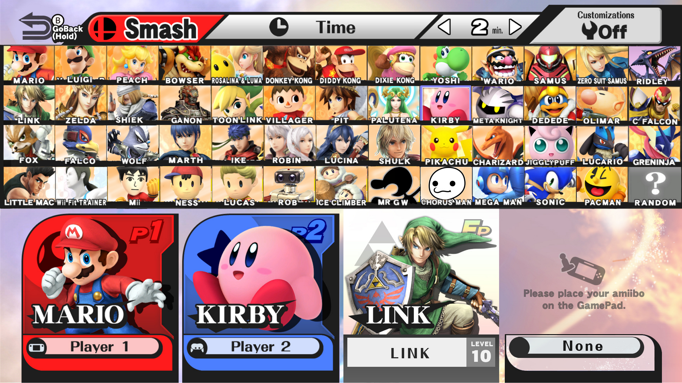 Character selection screen - SmashWiki, the Super Smash Bros. wiki