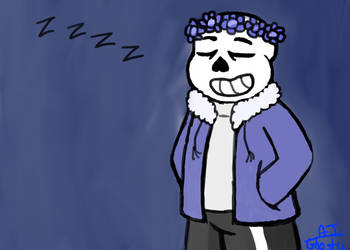 Sleeping sans (request)