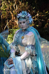 Blue Faerie Sitting