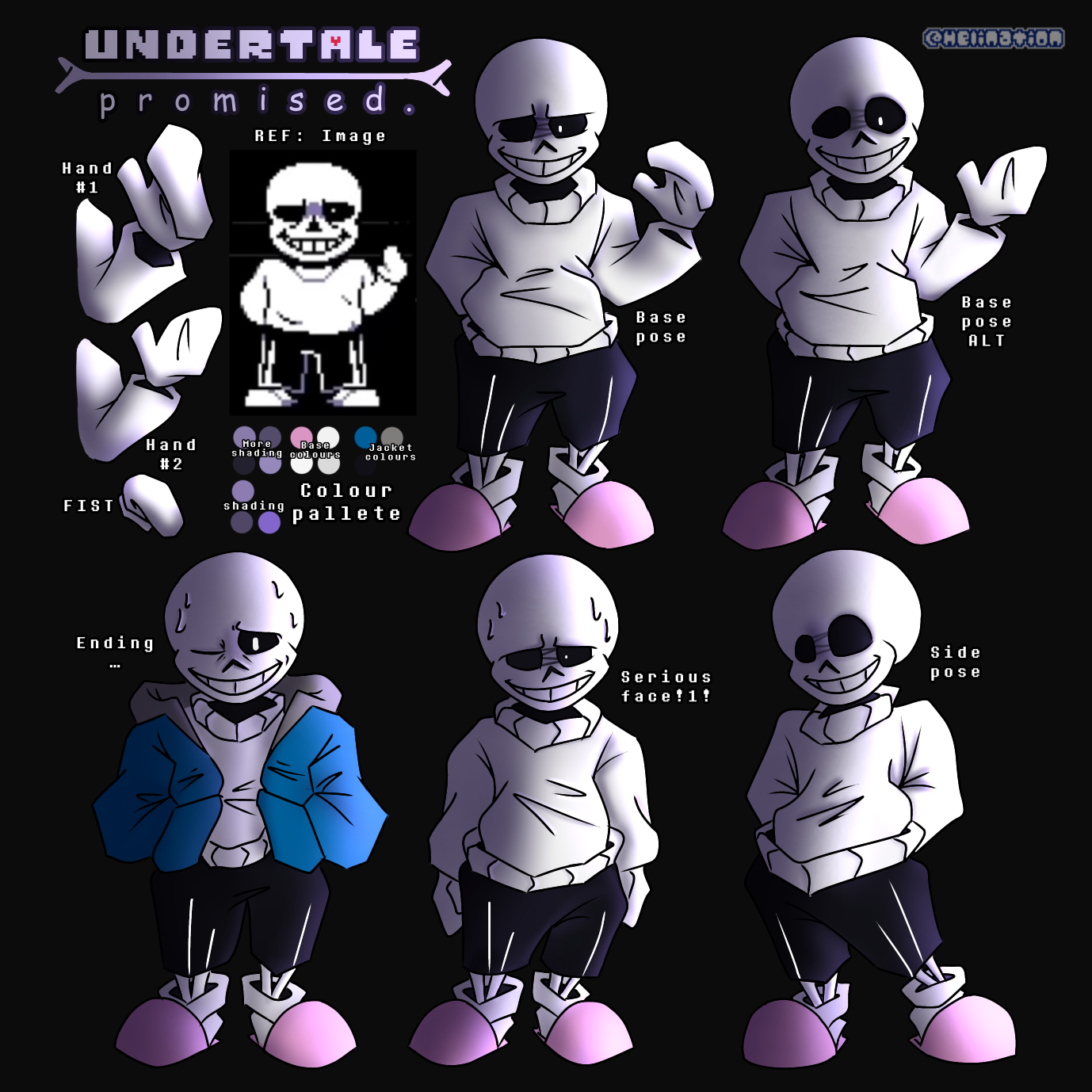 Promised Sans [Character Sheet] by Helination on DeviantArt