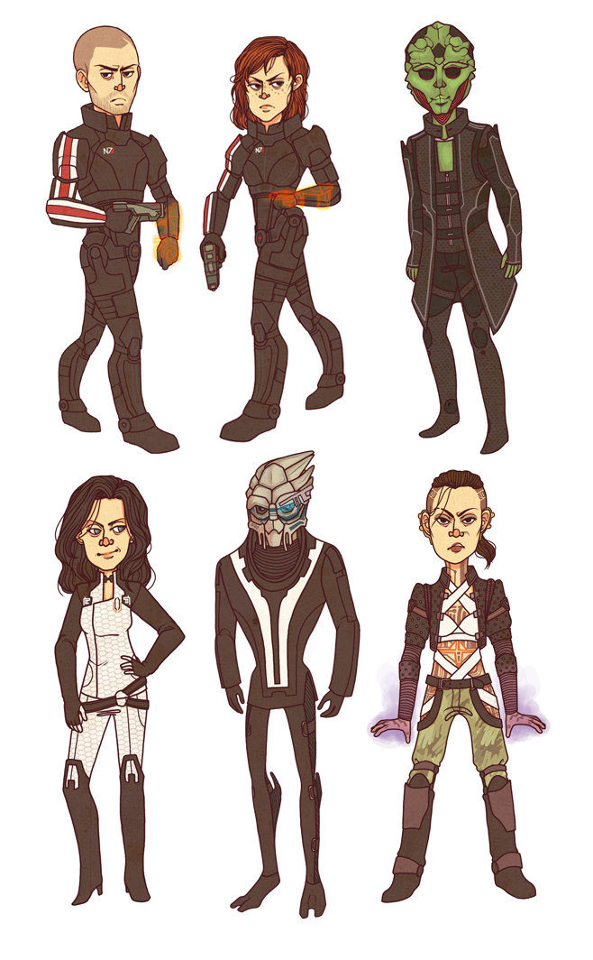 Mass Effect Stickers