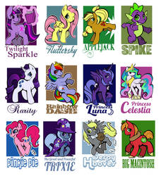 My Little Pony Series 1 Badges