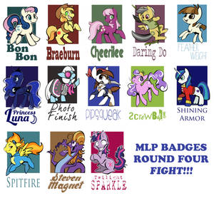 My Little Pony Badges ROUND FOUR!