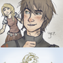 My HTTYD2 Teaser sketches