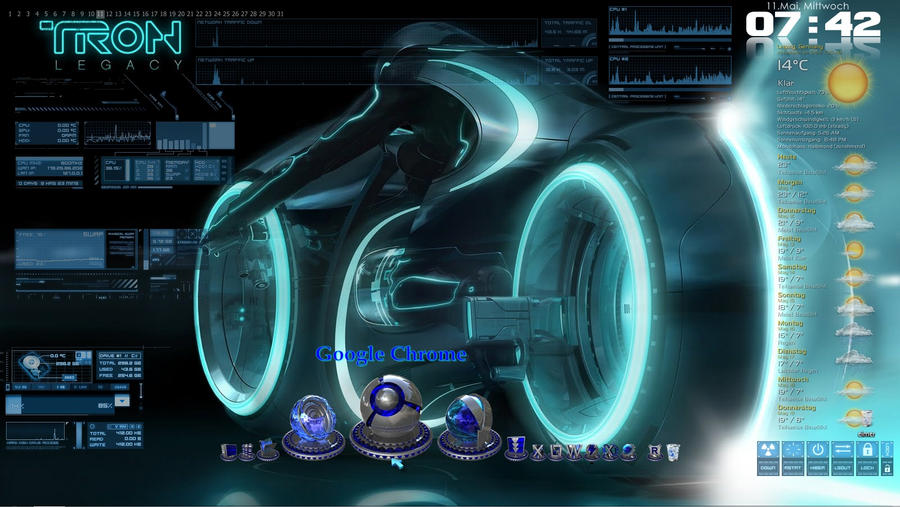 tron desktop special by devilstoy72 on DeviantArt