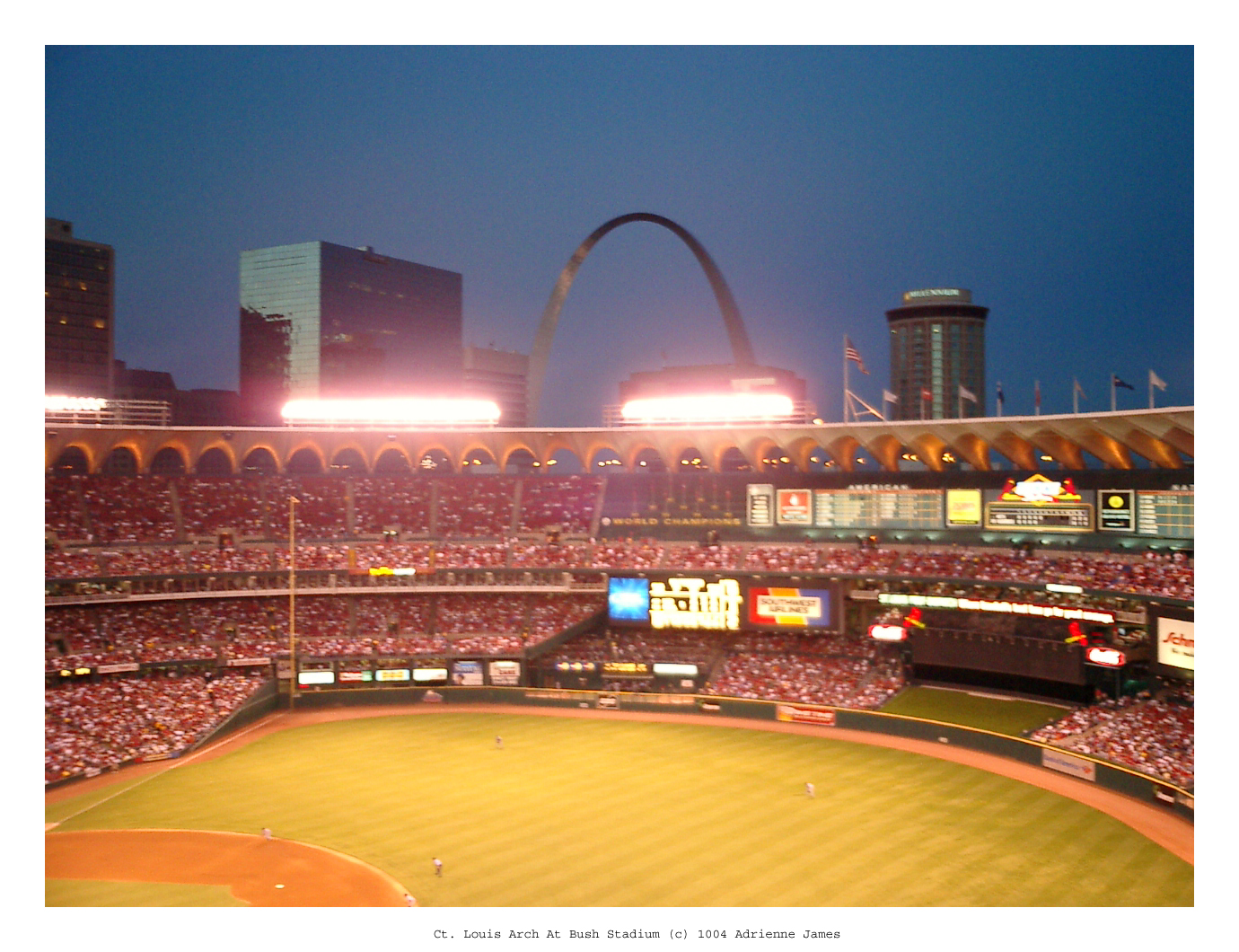 Arch From Bush Stadium