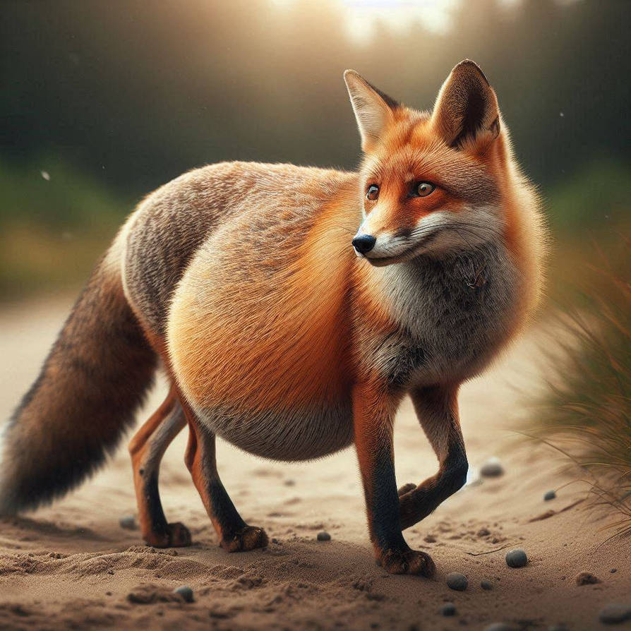 Fat fox by CoonArt on DeviantArt