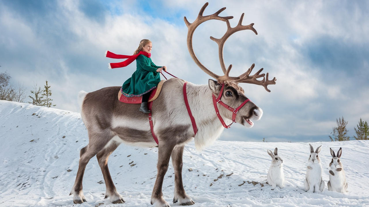 Reindeer Rideable A nice ride on a GIANT reindeer... by CoonArt on DeviantArt
