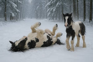 Rollin' in the snow!