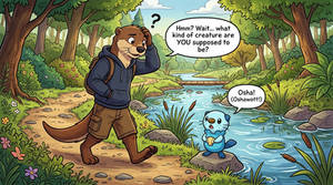 Are you sure you're some kind of... otter?!