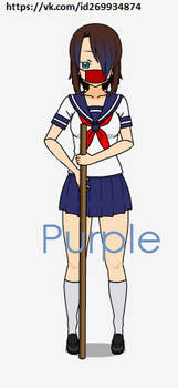 Yandere Simulator Kisekae| Purple | 7 part