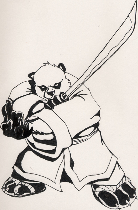 Samurai Panda