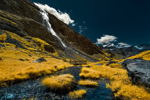 Val Martello - Zufall waterfall