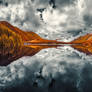 Lake Antholz - Infrared Panorama