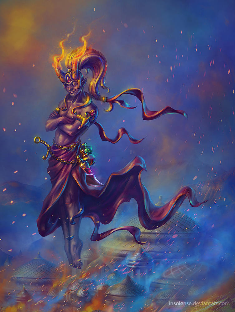 Simple Ifrit Ifrit by inSOLense on DeviantArt