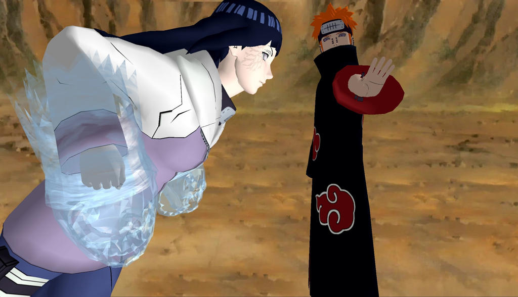 Hinata vs Pain by MisterValentine on DeviantArt