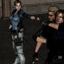 Wesker vs Leon