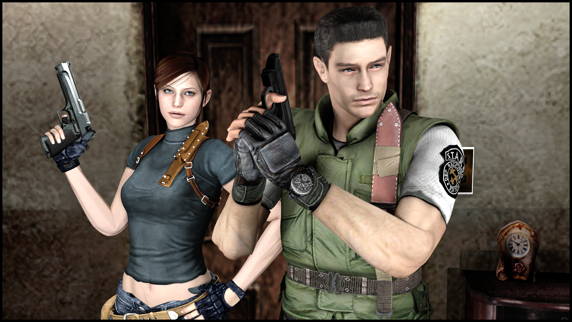 Chris and Claire Redfield