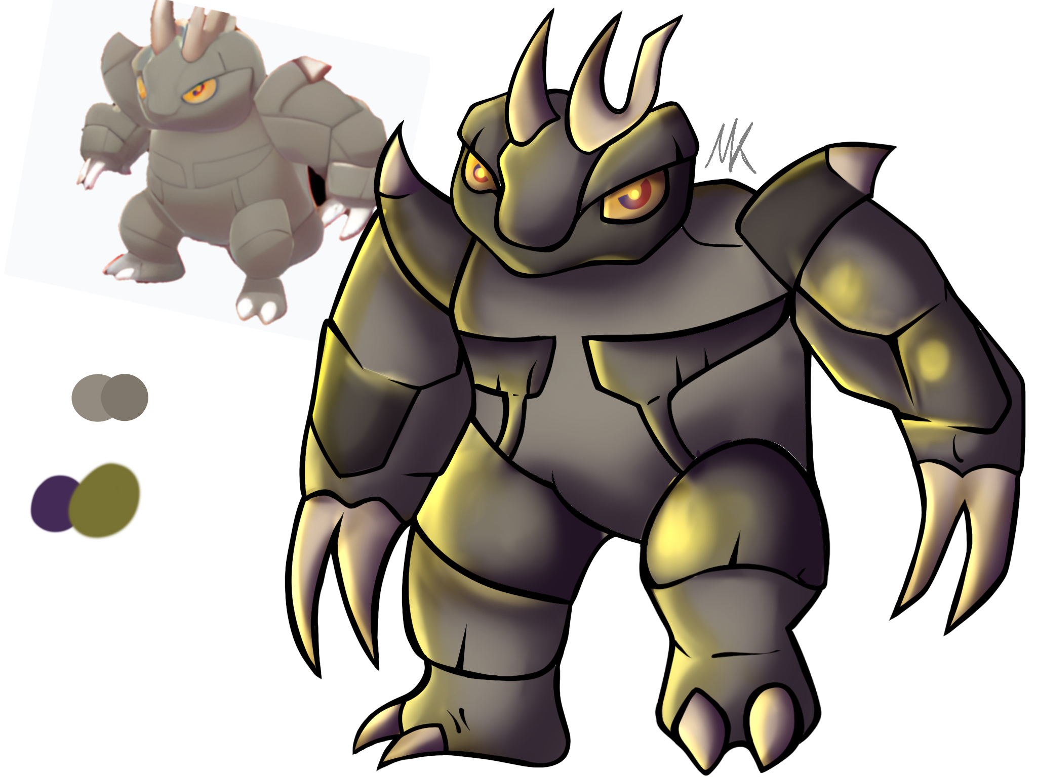 Fakemon using AI by ShortyWoF on DeviantArt